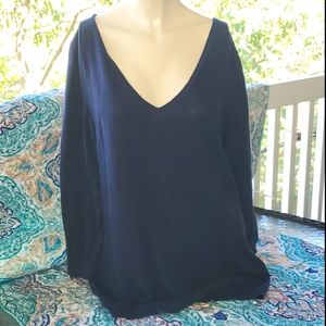 GAP Navy Blue XL LS sweater